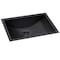 Ruvati 18 x 12 inch Gunmetal Black Stainless Steel Rectangular Bathroom Sink Undermount RVH6110BL - alternate 8